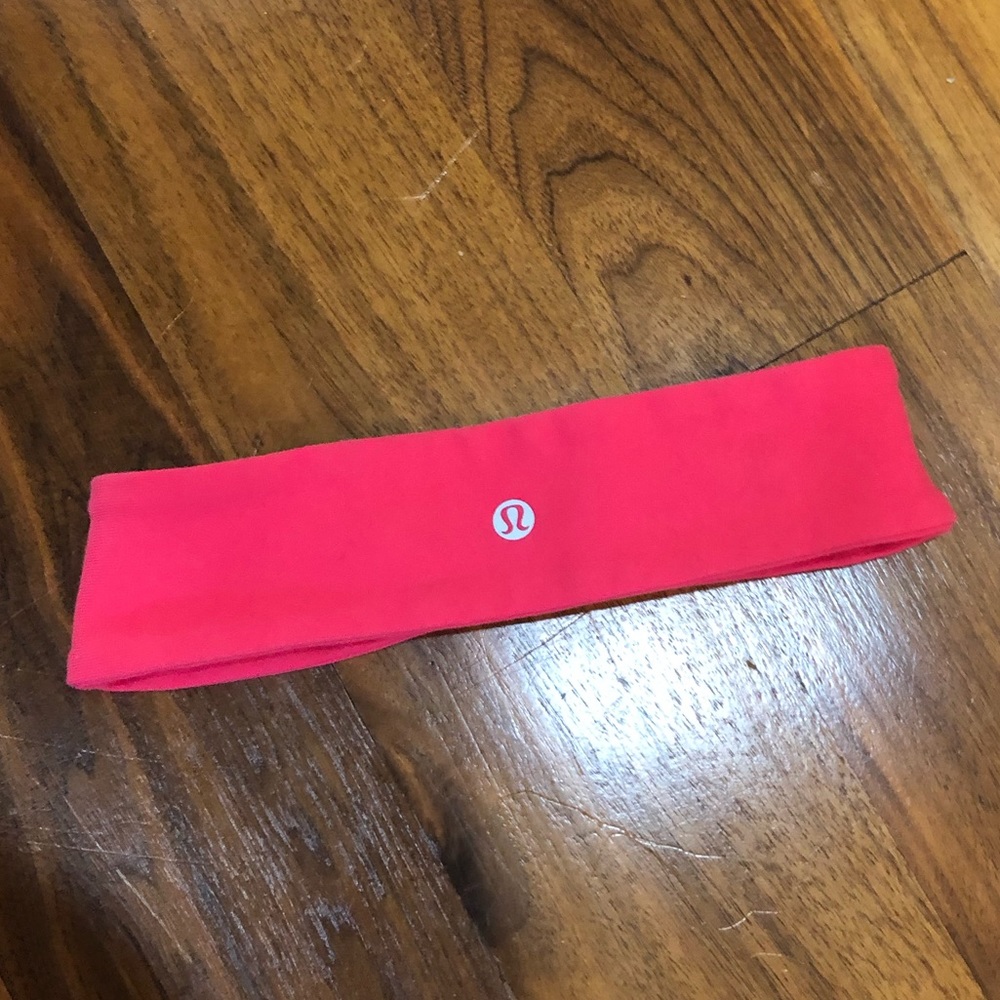 Lululemon pink headband just like new!